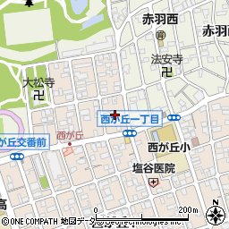 東京都北区西が丘1丁目21周辺の地図