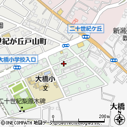 千葉県松戸市二十世紀が丘梨元町86周辺の地図