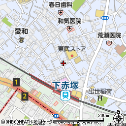 キャンドゥ下赤塚店周辺の地図
