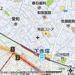 にしだ場 下赤塚北口店周辺の地図