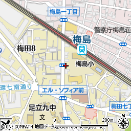 富士屋和洋菓子店周辺の地図