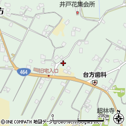 千葉県成田市台方583周辺の地図