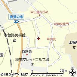 長野県木曽郡上松町小川2416-4周辺の地図