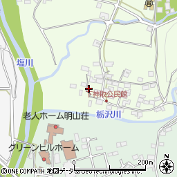 山梨県北杜市明野町下神取79-2周辺の地図