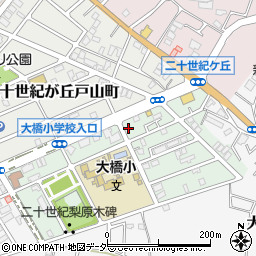 千葉県松戸市二十世紀が丘梨元町93周辺の地図
