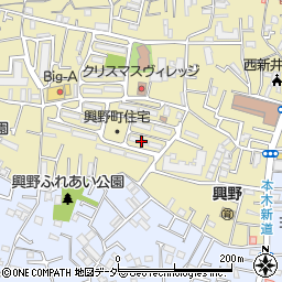 東京都足立区西新井本町4丁目16周辺の地図