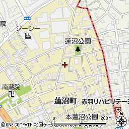 東京都板橋区蓮沼町59周辺の地図