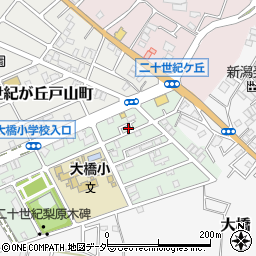 千葉県松戸市二十世紀が丘梨元町104周辺の地図