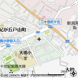 千葉県松戸市二十世紀が丘梨元町105周辺の地図