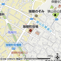 東京都西多摩郡瑞穂町周辺の地図
