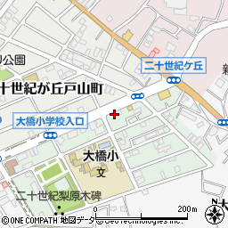 千葉県松戸市二十世紀が丘梨元町94周辺の地図