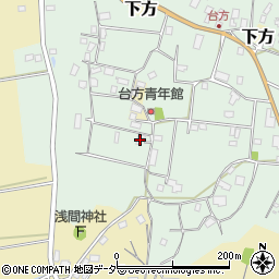 千葉県成田市台方611-2周辺の地図
