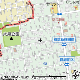 誓願寺・大泉周辺の地図