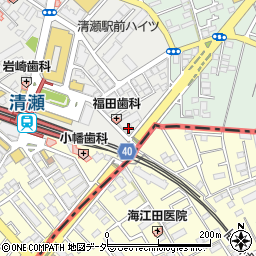 タイムズ清瀬駅前第６駐車場周辺の地図