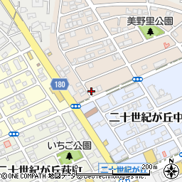 千葉県松戸市二十世紀が丘美野里町30周辺の地図