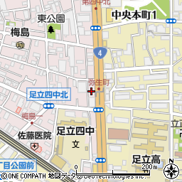 梅田海苔店周辺の地図