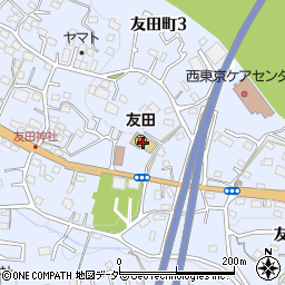 友田保育園周辺の地図