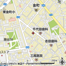 朝日信用金庫金町支店周辺の地図