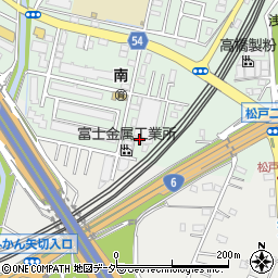 千葉県松戸市小山542周辺の地図