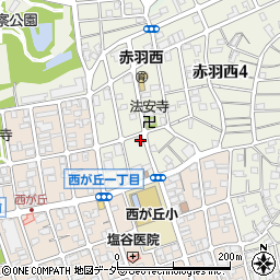 東京都北区赤羽西4丁目44-10周辺の地図