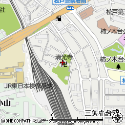 清光寺周辺の地図