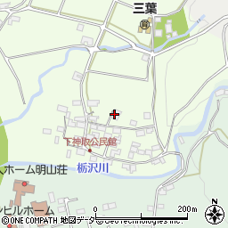 山梨県北杜市明野町下神取159-1周辺の地図
