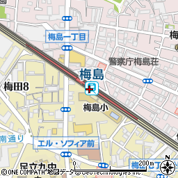 サイゼリヤ 東武梅島駅前店周辺の地図