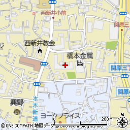 東京都足立区西新井本町5丁目12周辺の地図
