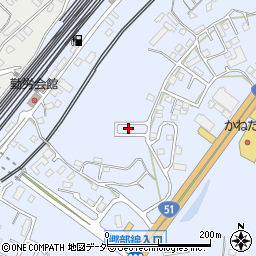 千葉県成田市不動ケ岡2102周辺の地図