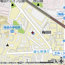 梅田診療所周辺の地図