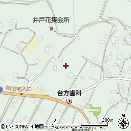 千葉県成田市台方周辺の地図