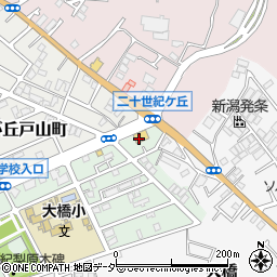 千葉県松戸市二十世紀が丘梨元町108周辺の地図
