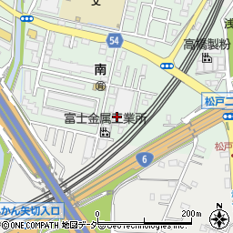 千葉県松戸市小山542-1周辺の地図