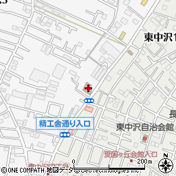 北中沢コミュニティセンター周辺の地図