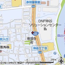 ラーメン富士丸 神谷本店周辺の地図