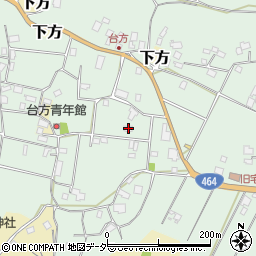 千葉県成田市台方323周辺の地図