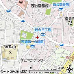 ＳＡＮパーク板橋徳丸１駐車場周辺の地図