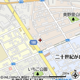 千葉県松戸市二十世紀が丘美野里町24周辺の地図