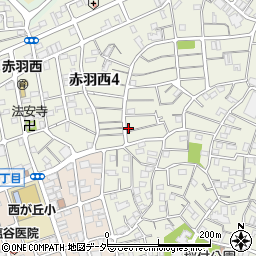 東京都北区赤羽西4丁目14-5周辺の地図