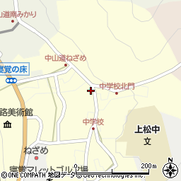 長野県木曽郡上松町寝覚周辺の地図
