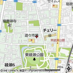 鍵の１１０番竹ノ塚周辺の地図
