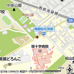複十字病院周辺の地図