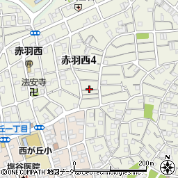東京都北区赤羽西4丁目33周辺の地図