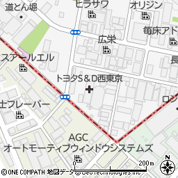 ネッツトヨタ多摩テクノセンター周辺の地図