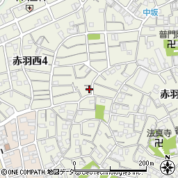 東京都北区赤羽西4丁目12-15周辺の地図