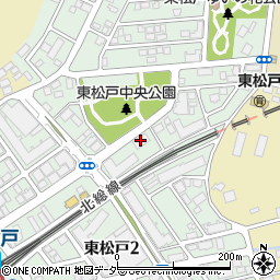 グランデュール東松戸周辺の地図