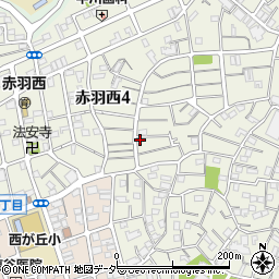 東京都北区赤羽西4丁目14-6周辺の地図