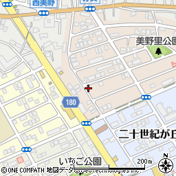 千葉県松戸市二十世紀が丘美野里町52周辺の地図