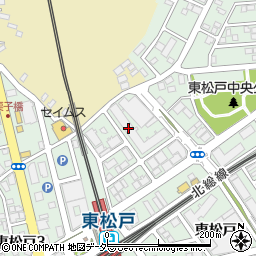 グランマークス東松戸周辺の地図
