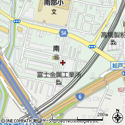 千葉県松戸市小山548-1周辺の地図